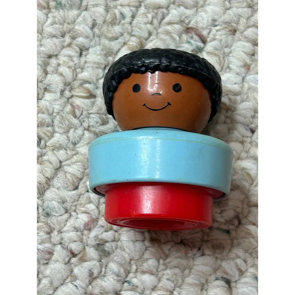 Vintage Fisher Price Little People Figures Lot of 6 1990s Chunky Plastic Toys